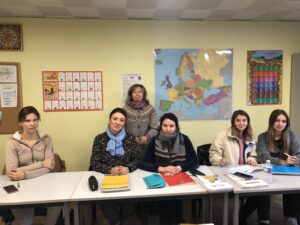 Les déplacés ukrainiens apprennent la langue française  à Inter Langues Val de Garonne