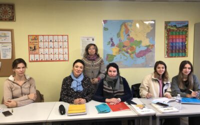 Les déplacés ukrainiens apprennent la langue française  à Inter Langues Val de Garonne